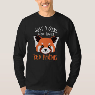 T-shirt Red Panda Plushie Red Panda Tail Cute Red Panda St