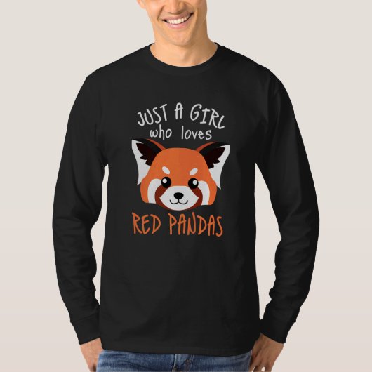 T-shirt Red Panda Plushie Red Panda Tail Cute Red Panda St (Devant)