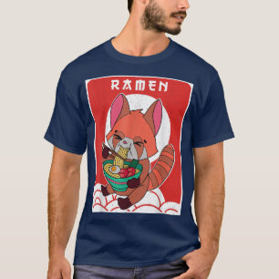 T-shirt Red Panda Ramen Noodle Japan Cuisine japanese Asia