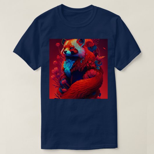 T-shirt Red Panda Spirit Animal (Design devant)