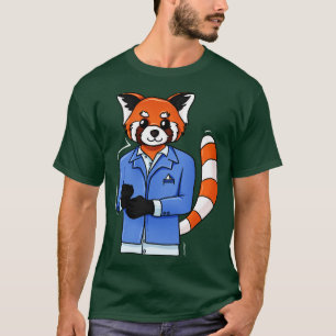 T-shirt Red Panda Tuxedo