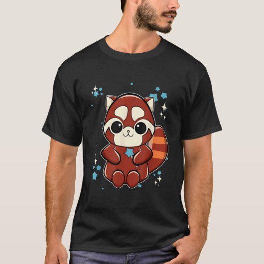 T-shirt Red Panda With Scepter (Devant)