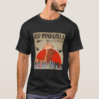 T-shirt Red Pandazilla Danseur Panda Pour Panda
