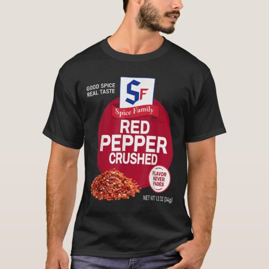 T-shirt Red Pepper Crushed Sce Group Family Matching Hallo (Devant)
