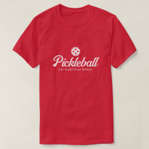 T-shirt Red pickleball pour hommes