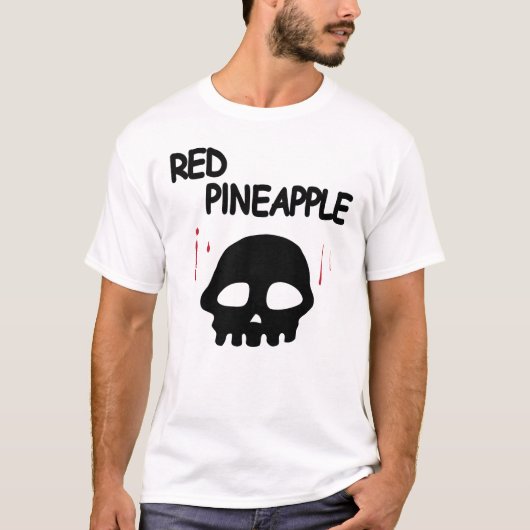 T-SHIRT RED PINEAPPLE (Devant)