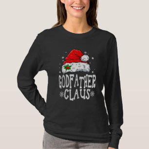 T-shirt Red Plaid Parrain Claus Père Noël Xmas Famille Mat