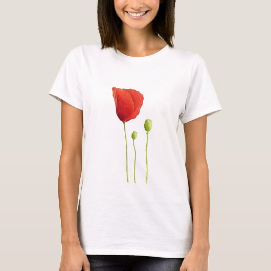 T-shirt Red Poppy (Devant)