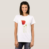T-shirt Red Poppy (Devant entier)