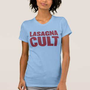 T-shirt *RED PRINT* de culte de lasagne