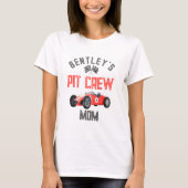 T-shirt Red Race Pit Crew Maman Birthday Shirt (Devant)
