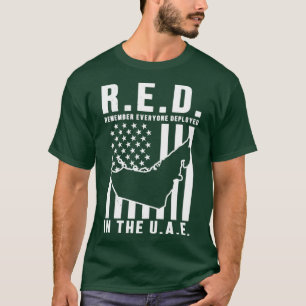 T-shirt RED Rappelez-vous tous déployés aux EAU