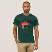 T-shirt Red Retro Raygun (Devant entier)
