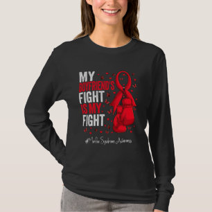 T-shirt Red Ribbon Boyfriend Marfan Sensibilisation au syn