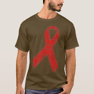 T-shirt Red Ribbon Fight 