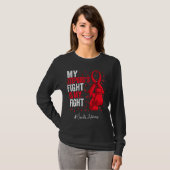 T-shirt Red Ribbon StepBros Vasculitis Sensibilisation (Devant entier)