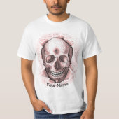 T-shirt Red Ripper Skull (Devant)