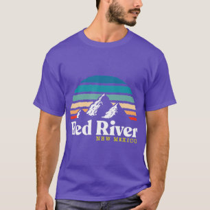 T-shirt Red River New Mexico USA Station de ski 1980 Retro