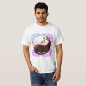 T-shirt Red Rose yin yang (Devant entier)