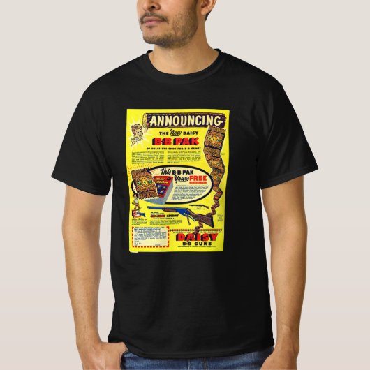 T-shirt Red Ryder BB Gun 50's Comic Book BB Vente (Devant)