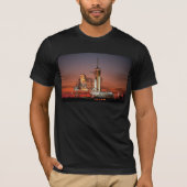 T-shirt Red Sky for Space Shuttle Atlantis Launch (Devant)