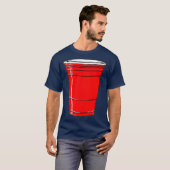 T-shirt Red Solo Drink Cup Drôle Graphisme (Devant entier)
