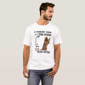 T-shirt Red Spaniel Chien Maman Papa Citation Imprimer, Mi (Devant entier)