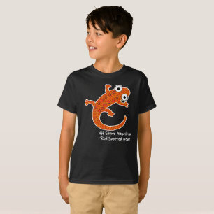 T-shirt Red Spott Newt - New Hampshire State Amphibian