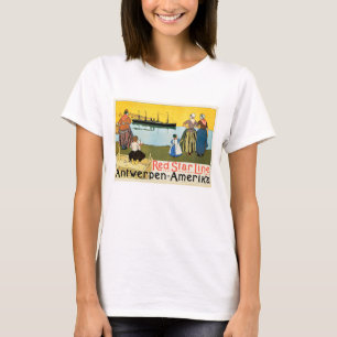 T-shirt Red Star Line ~ Anvers-Amérique