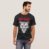 T-shirt Red Style Apres Ski Snow Leopard (Devant entier)
