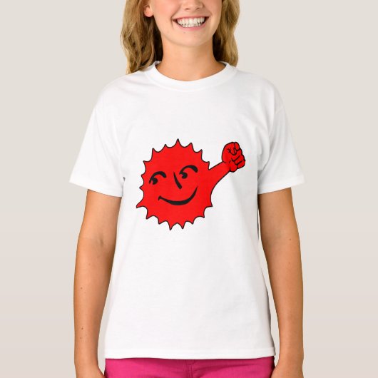 T-shirt Red Sun Cheer Mascot (Devant)