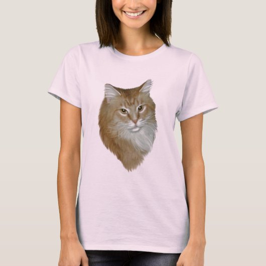 T-shirt Red Tabby Maine Coon (Devant)