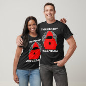 T-shirt Red Team Cybersecurity Hacking Ethique Hacker Geek (Unisexe)