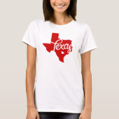 T-shirt Red Texas Heart (Devant)