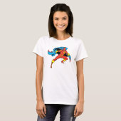 T-shirt Red Tornado Cape Pose (Devant entier)