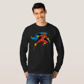 T-shirt Red Tornado Cape Pose (Devant entier)