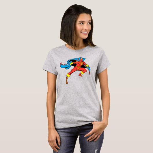 T-shirt Red Tornado Cape Pose (Devant entier)