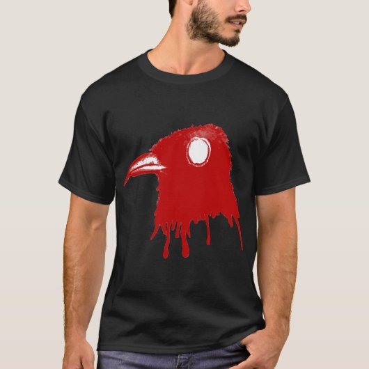 T-shirt [Red_Toxic_Crow] - noir (Devant)