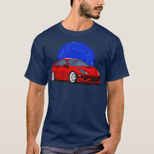 T-shirt Red Toyota Celica gts