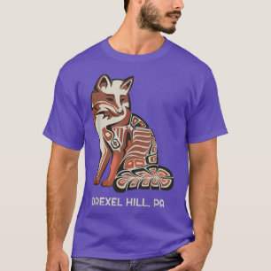 T-shirt Red Tribal Pour Dreel Hill Artistes Amérindiens S