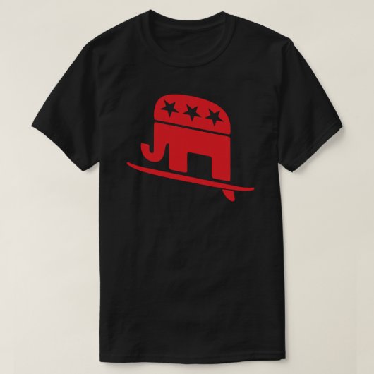T-shirt Red Wave est à venir Eléphant Républicain Southern (Design devant)