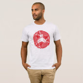 T-shirt Red Whirling Koi Carp Fish Group Classic Homme's T (Devant entier)