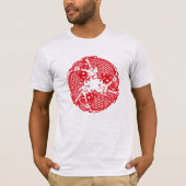 T-shirt Red Whirling Koi Carp Fish Group Classic Homme's T (Devant)