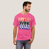 T-shirt Red White Blue Dumpster Divad Squad (Devant entier)