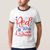 T-shirt Red White & Booze Tee (Devant)