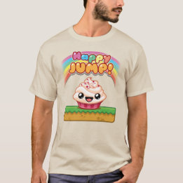T-shirt Red/White Cupcake - Happy Jump