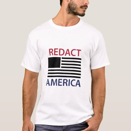 T-Shirt REDACT AMERICA (Devant)