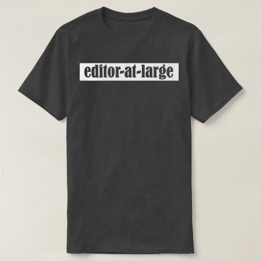 T-shirt rédacteur en chef (Design devant)