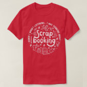T-shirt Rédaction Drôle Dit Hobby Designer Scrapbooking (Design devant)