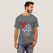 T-shirt Redbird et Bluets (foncés) (Devant entier)